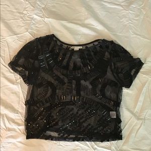 Beautiful beaded crop top